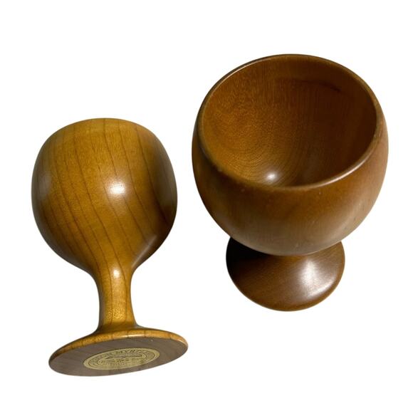 Gift Set of Two- wooden chalet - medium brown, gift set, wooden accents- myrt… - Picture 4 of 8